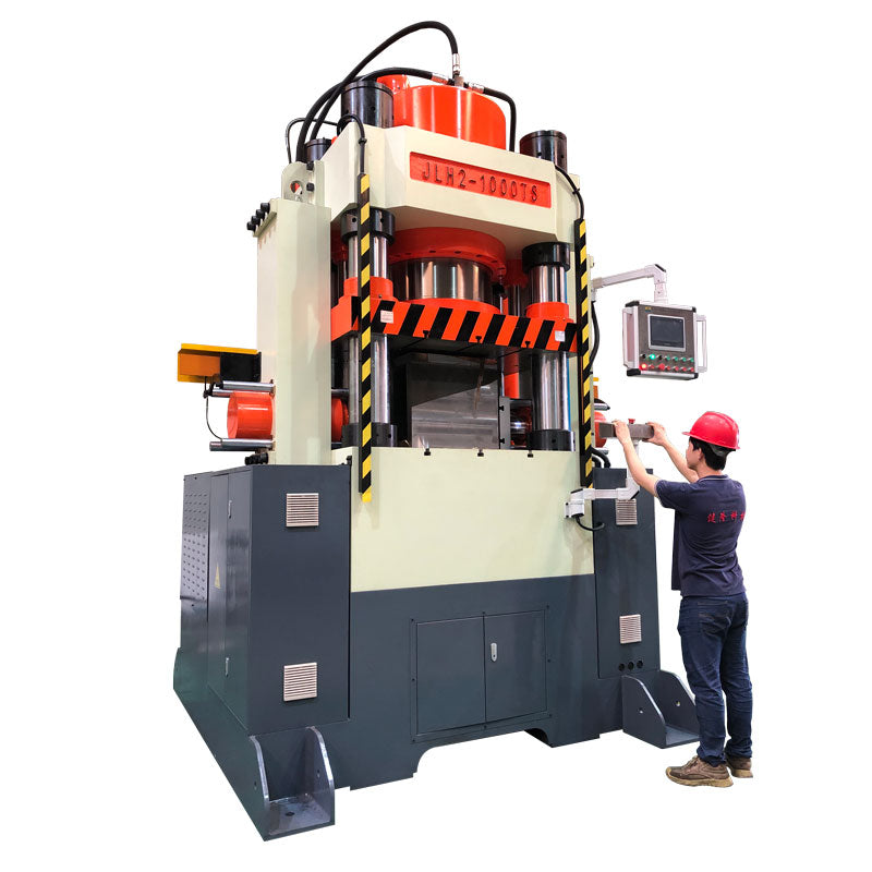 Four-column cold extrusion forming machine