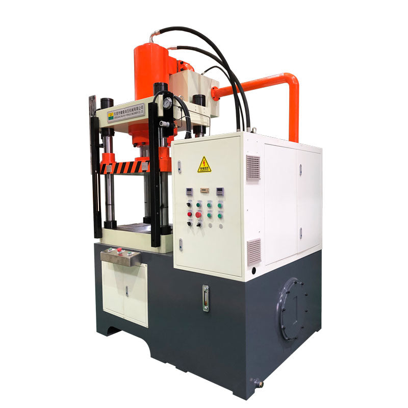 Weight block forming four-column hydraulic press