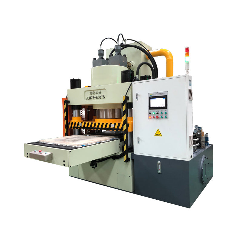 600-ton sliding table push-pull four-column puzzle hydraulic press