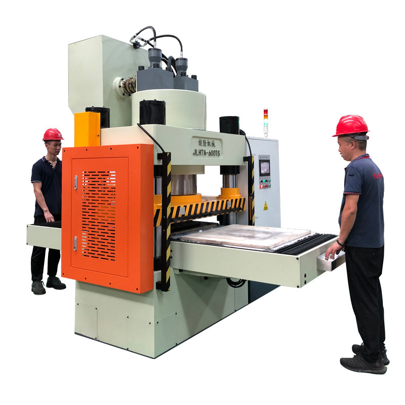 600-ton sliding table push-pull four-column puzzle hydraulic press