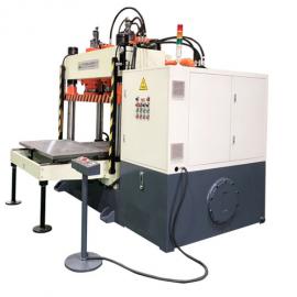 200T metal impression push-pull sliding table four-column hydraulic press