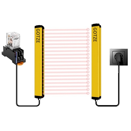 Safety light curtain