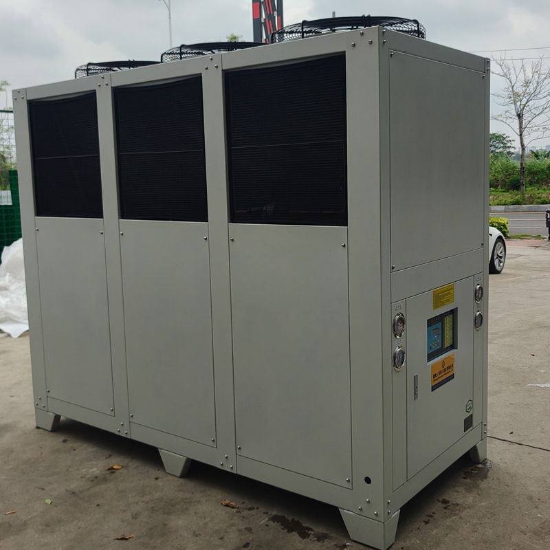 What are the main types of industrial chillers?